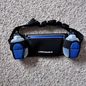 Black and Blue Hydration Belt
